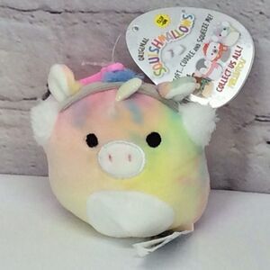 Squishmallows Esmeralda Unicorn “The 2020 Holiday Squad” ClipOn 3.5" Collectible